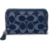 COACH Essential Small Zip Around Card Case In Signature Denim | Wallets -Daily Wear Shop 814kurZ4l2L. AC SR736920