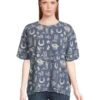 Free People Painted Floral Tee | Shirts & Tops -Daily Wear Shop 815L0bM30cL. AC SR736920