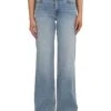 KUT from the Kloth Petite Jeans High-Rise Wide Leg Clean Hem in Ensured -Daily Wear Shop 815eG4HTJ9L. AC SR736920