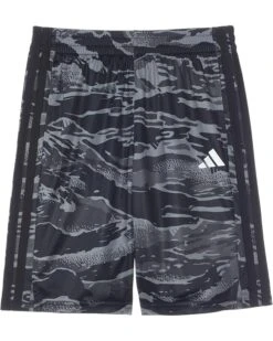 adidas Kids AOP Tiger Camo Shorts (Big Kids)