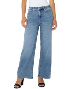 Liverpool Los Angeles Stride High Rise Wide Leg Jean 30in Inseam | Jeans