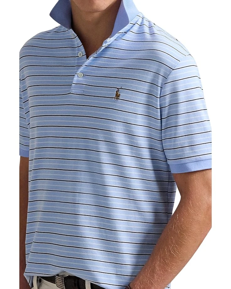 Polo Ralph Lauren Classic Fit Striped Soft Cotton Polo | Shirts & Tops 5 Polo Ralph Lauren Classic Fit Striped Soft Cotton Polo | Shirts & Tops - Image 3