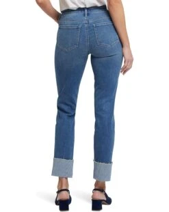NYDJ Sheri Slim Ankle Cuff Jeans in Costa Brava -Daily Wear Shop 81E2DHIgDhL. AC SR736920