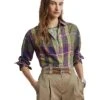 Lauren Ralph Lauren Relaxed Fit Plaid Linen Shirt | Shirts & Tops 1 Lauren Ralph Lauren Relaxed Fit Plaid Linen Shirt | Shirts & Tops -Daily Wear Shop 81EYqayoIIL. AC SR736920