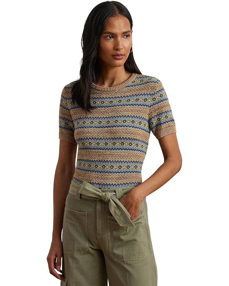 Lauren Ralph Lauren Petite Eyelah Short Sleeve Pullover | Shirts & Tops 3 Lauren Ralph Lauren Petite Eyelah Short Sleeve Pullover | Shirts & Tops