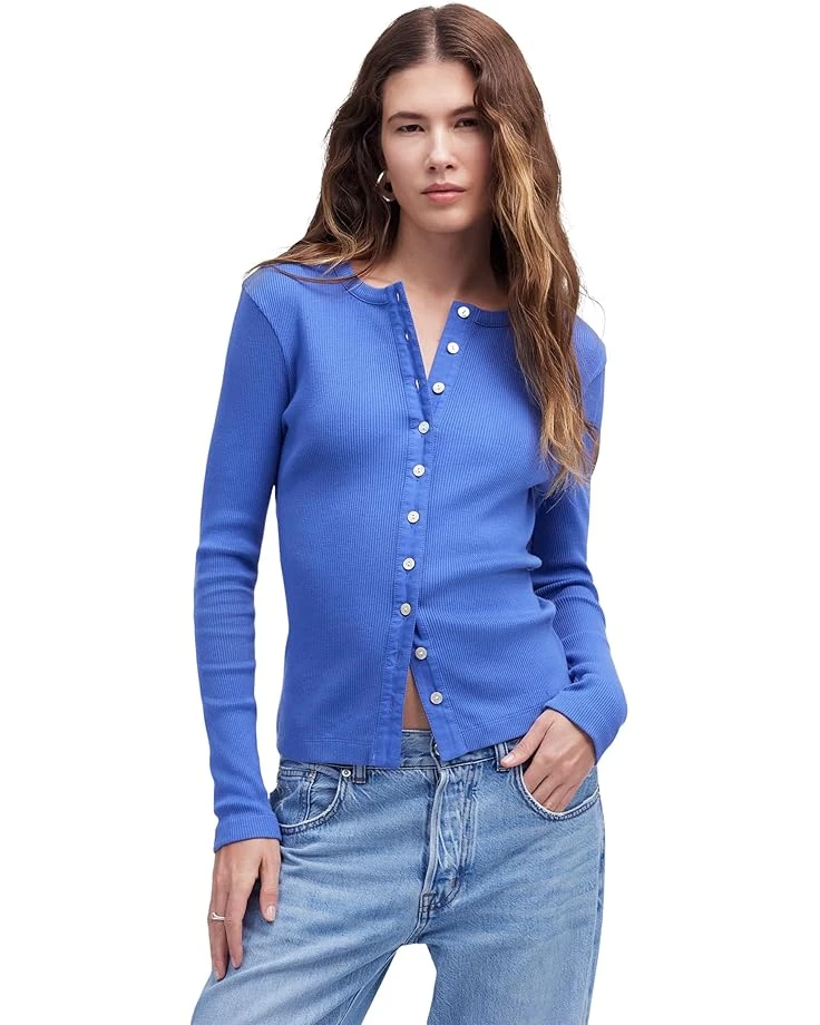 Madewell Long Sleeve Ribbed Cardigan | Shirts & Tops 3 Madewell Long Sleeve Ribbed Cardigan | Shirts & Tops