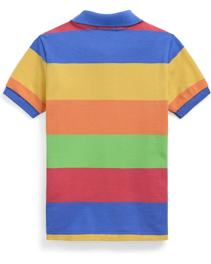 Polo Ralph Lauren Kids Striped Cotton Mesh Polo Shirt (Toddler/Little Kid) | Shirts & Tops 4 Polo Ralph Lauren Kids Striped Cotton Mesh Polo Shirt (Toddler/Little Kid) | Shirts & Tops - Image 2
