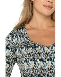 Liverpool Los Angeles 3/4 Sleeve Shirred Detail Knit Top | Shirts & Tops 7 Liverpool Los Angeles 3/4 Sleeve Shirred Detail Knit Top | Shirts & Tops -Daily Wear Shop 81Ie2IIk9vL. AC SR736920