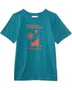 Columbia Kids Tech Trail Short Sleeve Graphic Shirt (Little Kid/Big Kid) | Shirts & Tops -Daily Wear Shop 81KseZtXHgL. AC SR736920