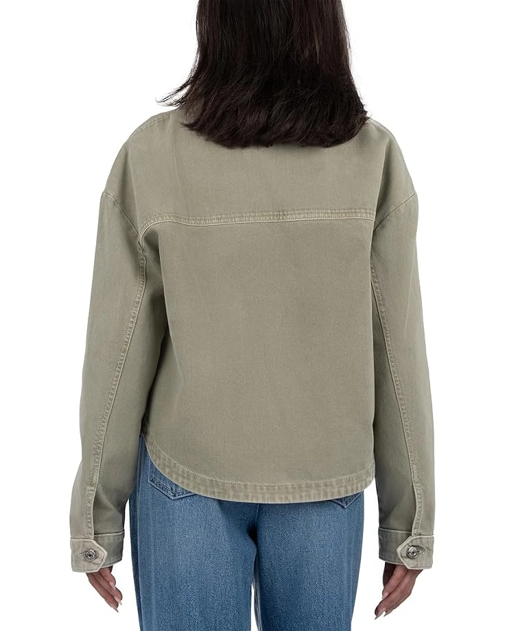 KUT from the Kloth ELLIE - DENIM JACKET WITH PATCH POCKETS | Coats & Outerwear 5 KUT from the Kloth ELLIE - DENIM JACKET WITH PATCH POCKETS | Coats & Outerwear - Image 3