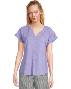 L.L.Bean Streamside Tee Split-Neck Short Sleeve | Sleepwear -Daily Wear Shop 81Lnrc5sL. AC SR736920