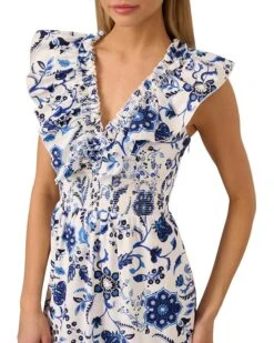 Adrianna Papell Printed Ruffle Midi Dress | Dresses 7 Adrianna Papell Printed Ruffle Midi Dress | Dresses -Daily Wear Shop 81LuJXAGGL. AC SR736920