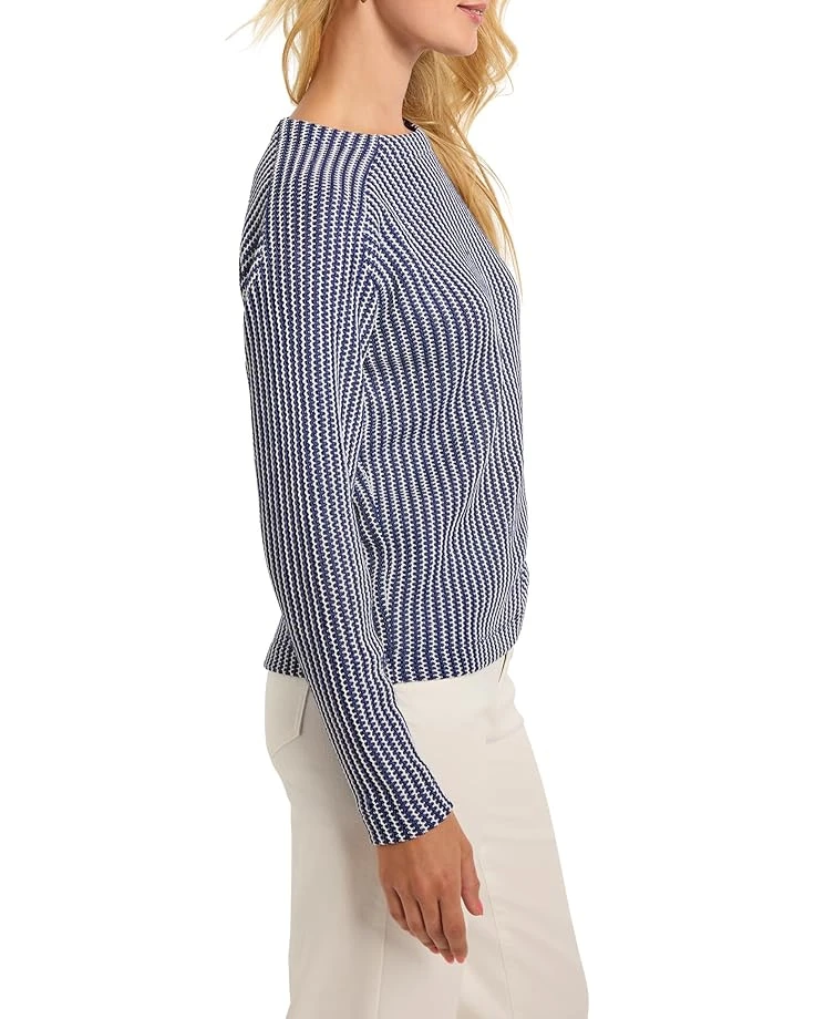 NIC+ZOE Zig Zag Blues Top | Shirts & Tops 5 NIC+ZOE Zig Zag Blues Top | Shirts & Tops - Image 3