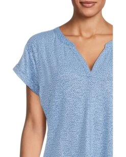 L.L.Bean Streamside Tee Split-Neck Short Sleeve | Sleepwear -Daily Wear Shop 81PNciJWjL. AC SR736920
