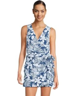 Tommy Bahama Islandcays Blooms Wrap Romper | Swimwear