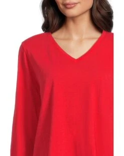 Eileen Fisher V-Neck Long Sleeve Tee | Shirts & Tops -Daily Wear Shop 81R3p8mHouL. AC SR736920