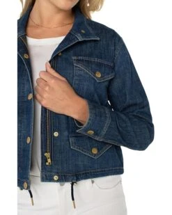 Liverpool Los Angeles Cropped Cargo Jacket | Coats & Outerwear -Daily Wear Shop 81RSv KDQKL. AC SR736920