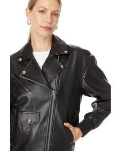 Blank NYC Vegan Leather Moto Jacket | Coats & Outerwear -Daily Wear Shop 81SNs7aRFCL. AC SR736920