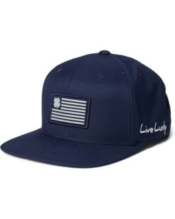 Black Clover American Blue Flat Brim Adjustable Hat | Hats