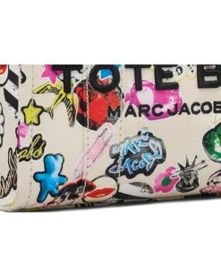 Marc Jacobs The Sticker Canvas Small Tote Bag | Handbags -Daily Wear Shop 81TAWtllTL. AC SR736920