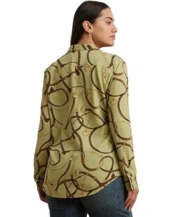 Lauren Ralph Lauren Plus Size Kristy Long Sleeve Button Front Shirt | Shirts & Tops 7 Lauren Ralph Lauren Plus Size Kristy Long Sleeve Button Front Shirt | Shirts & Tops -Daily Wear Shop 81VCROIPfVL. AC SR736920