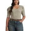 Lauren Ralph Lauren Plus Size Dalmaz Mid Sleeve T-Shirt | Shirts & Tops -Daily Wear Shop 81X EhtlT0L. AC SR736920
