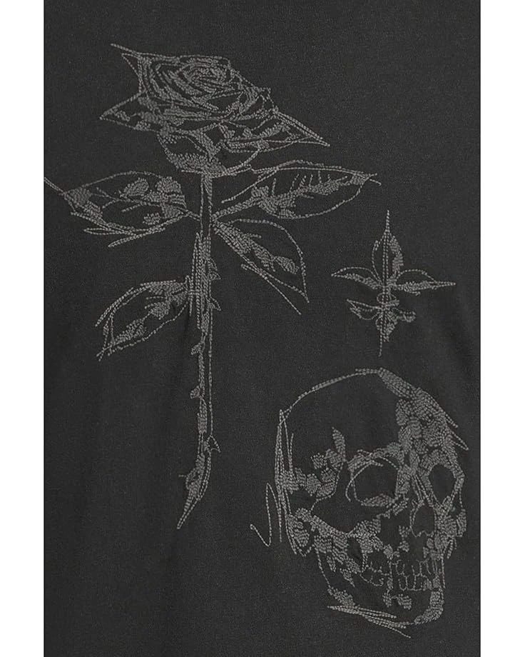 John Varvatos Rose + Skull Tee KG6913S25 | Shirts & Tops 6 John Varvatos Rose + Skull Tee KG6913S25 | Shirts & Tops - Image 4