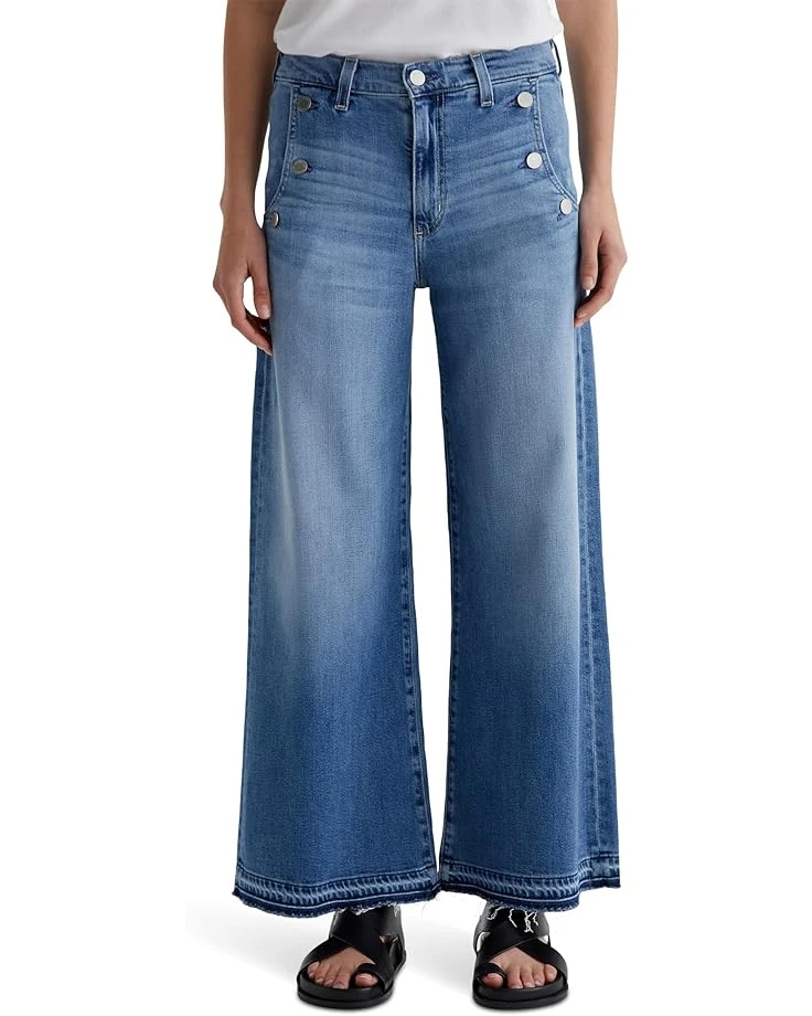 AG Jeans Dania Mid Rise Ankle Palazzo in Nautical Mile | Jeans 3 AG Jeans Dania Mid Rise Ankle Palazzo in Nautical Mile | Jeans