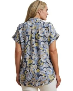 Lauren Ralph Lauren Plus Size Broono Short Sleeve Button Front Shirt | Shirts & Tops 7 Lauren Ralph Lauren Plus Size Broono Short Sleeve Button Front Shirt | Shirts & Tops -Daily Wear Shop 81ZQSRze4jL. AC SR736920