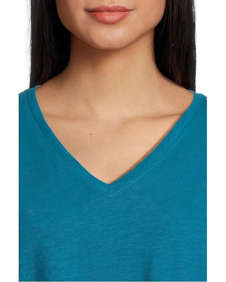 Eileen Fisher V-Neck Short Sleeve Tee | Shirts & Tops 6 Eileen Fisher V-Neck Short Sleeve Tee | Shirts & Tops - Image 4