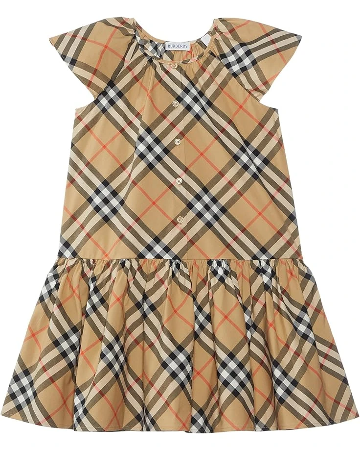 Burberry Kids Talley Check Dress (Toddler/Little Kid/Big Kid) | Dresses 3 Burberry Kids Talley Check Dress (Toddler/Little Kid/Big Kid) | Dresses