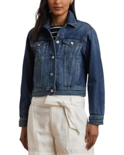 Lauren Ralph Lauren Petite Paizley Unlined Trucker Jacket | Coats & Outerwear