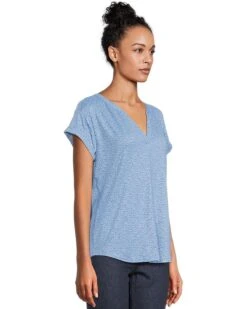 L.L.Bean Streamside Tee Split-Neck Short Sleeve | Sleepwear -Daily Wear Shop 81bQoAcX16L. AC SR736920