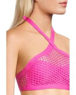 BECCA Castaway Kaia Textured High Neck Top | Swimwear 10 BECCA Castaway Kaia Textured High Neck Top | Swimwear -Daily Wear Shop 81bsCGcLXJL. AC SR736920