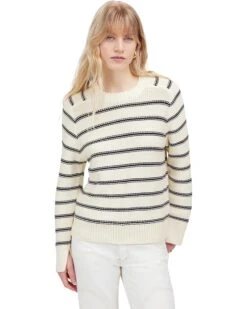 Madewell Classic Stripe Kyla Cotton Crew | Sweaters