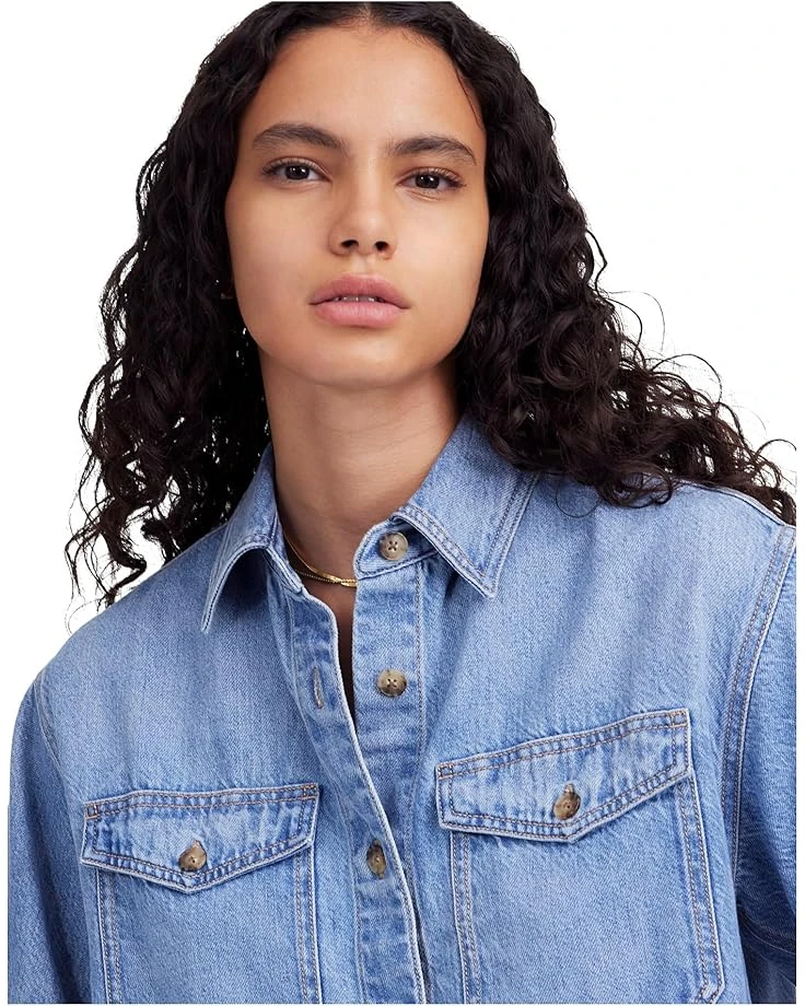 Madewell Boxy Cropped Short Sleeve Shirt In Altoona | Shirts & Tops 6 Madewell Boxy Cropped Short Sleeve Shirt In Altoona | Shirts & Tops - Image 4