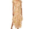 Vince Camuto V Neck Button Down Maxi Dress With Flutter Sleeve | Dresses -Daily Wear Shop 81imtSqmrdL. AC SR736920