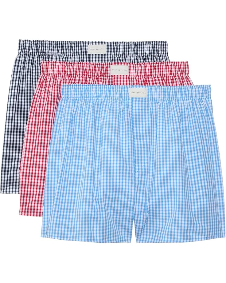 Tommy Hilfiger Cotton Classics Woven Boxer 3-Pack | Underwear 3 Tommy Hilfiger Cotton Classics Woven Boxer 3-Pack | Underwear
