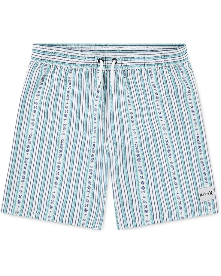 Hurley Kids Mini Vacay Stripe Pull On Swim Trunk (Little Kid) | Swimwear 3 Hurley Kids Mini Vacay Stripe Pull On Swim Trunk (Little Kid) | Swimwear