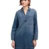 Madewell Long Sleeve Popover Mini Dress in Croswell | Dresses -Daily Wear Shop 81kLaxcEOL. AC SR736920