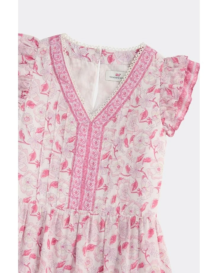Vineyard Vines Kids Flutter Pintuck Dress (Toddler/Little Kid/Big Kid) | Dresses 5 Vineyard Vines Kids Flutter Pintuck Dress (Toddler/Little Kid/Big Kid) | Dresses - Image 3