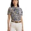 Lauren Ralph Lauren Floral Georgette Puff Sleeve Shirt | Shirts & Tops -Daily Wear Shop 81mU190ccL. AC SR736920