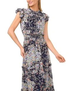 CeCe Flutter Sleeve Smocked Waist Midi Dress | Dresses -Daily Wear Shop 81q3FJ7GaL. AC SR736920