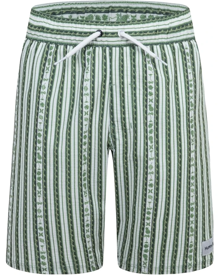 Hurley Kids Mini Vacay Stripe Pull On Swim Trunk (Little Kid) | Swimwear 5 Hurley Kids Mini Vacay Stripe Pull On Swim Trunk (Little Kid) | Swimwear - Image 3