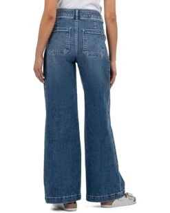 KUT from the Kloth Jean High Rise Wide Leg Slash Front Pockets | Jeans -Daily Wear Shop 81qkmmnNnfL. AC SR736920