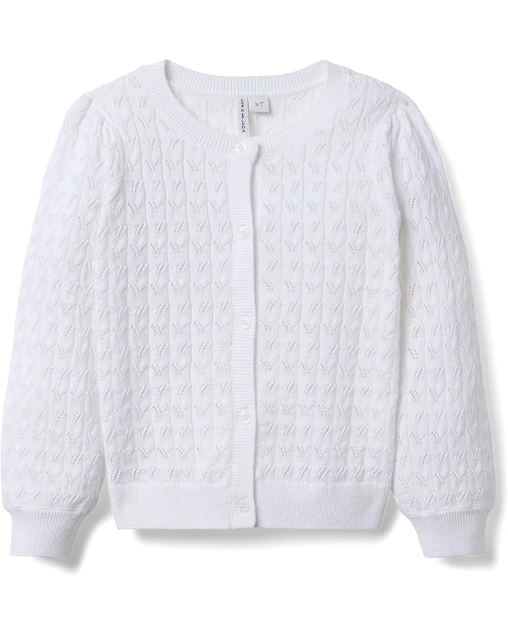 Janie and Jack Pointelle Cardigan (toddler/Little Kid/Big Kid) | Sweaters 3 Janie and Jack Pointelle Cardigan (toddler/Little Kid/Big Kid) | Sweaters