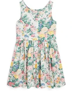 Polo Ralph Lauren Kids Floral Cotton Dress (Toddler/Little Kid) | Dresses -Daily Wear Shop 81sMvVqLRXL. AC SR736920