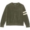 Barefoot Dreams Kids Cozychic Ultra Lite® Youth Pullover W/ Contrast Stripes(Little Kid/Big Kid) | Sweaters -Daily Wear Shop 81sl6elvPOL. AC SR736920