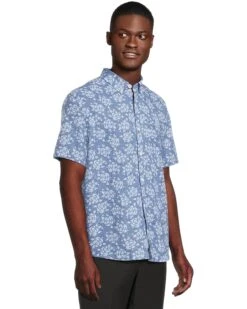 Johnston & Murphy Short Sleeve Rose Print Linen Shirt | Shirts & Tops -Daily Wear Shop 81tkYuJbyuL. AC SR736920