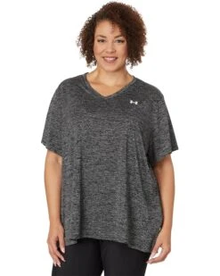 Under Armour Plus Size Tech Short Sleeve V-Neck Twist | Shirts & Tops